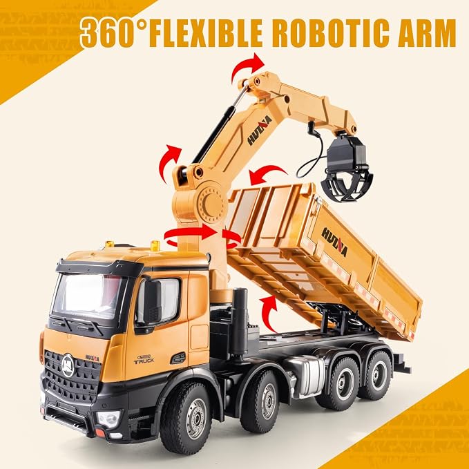 HUINA 1:14 RC Wood Grabber Dump Truck