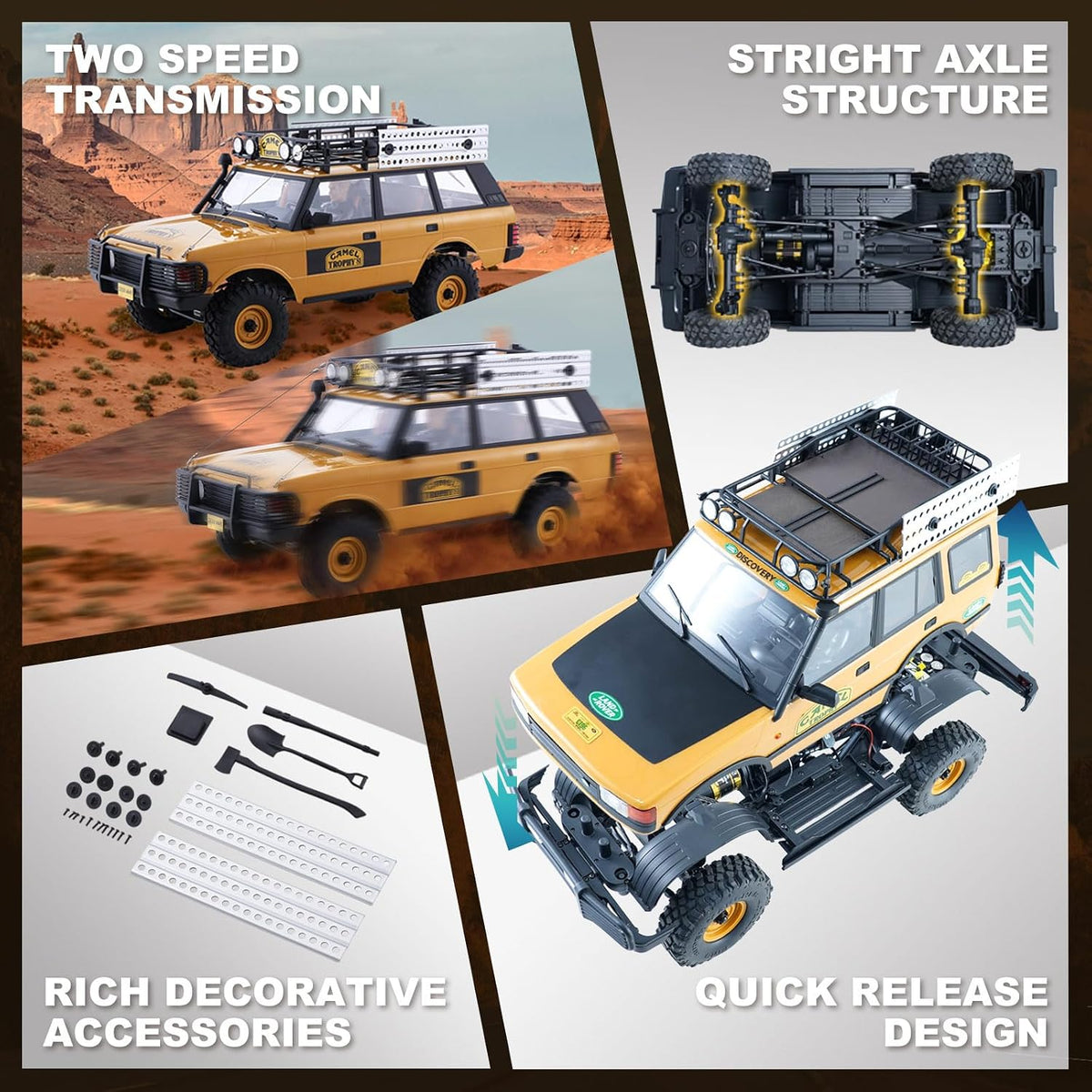 FMS FCX10 1:10 Land Rover Range Rover Off Road RC Truck