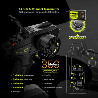 Rlaarlo XTS-F10 1:10 Brushless 4WD High Speed RC Rally Car