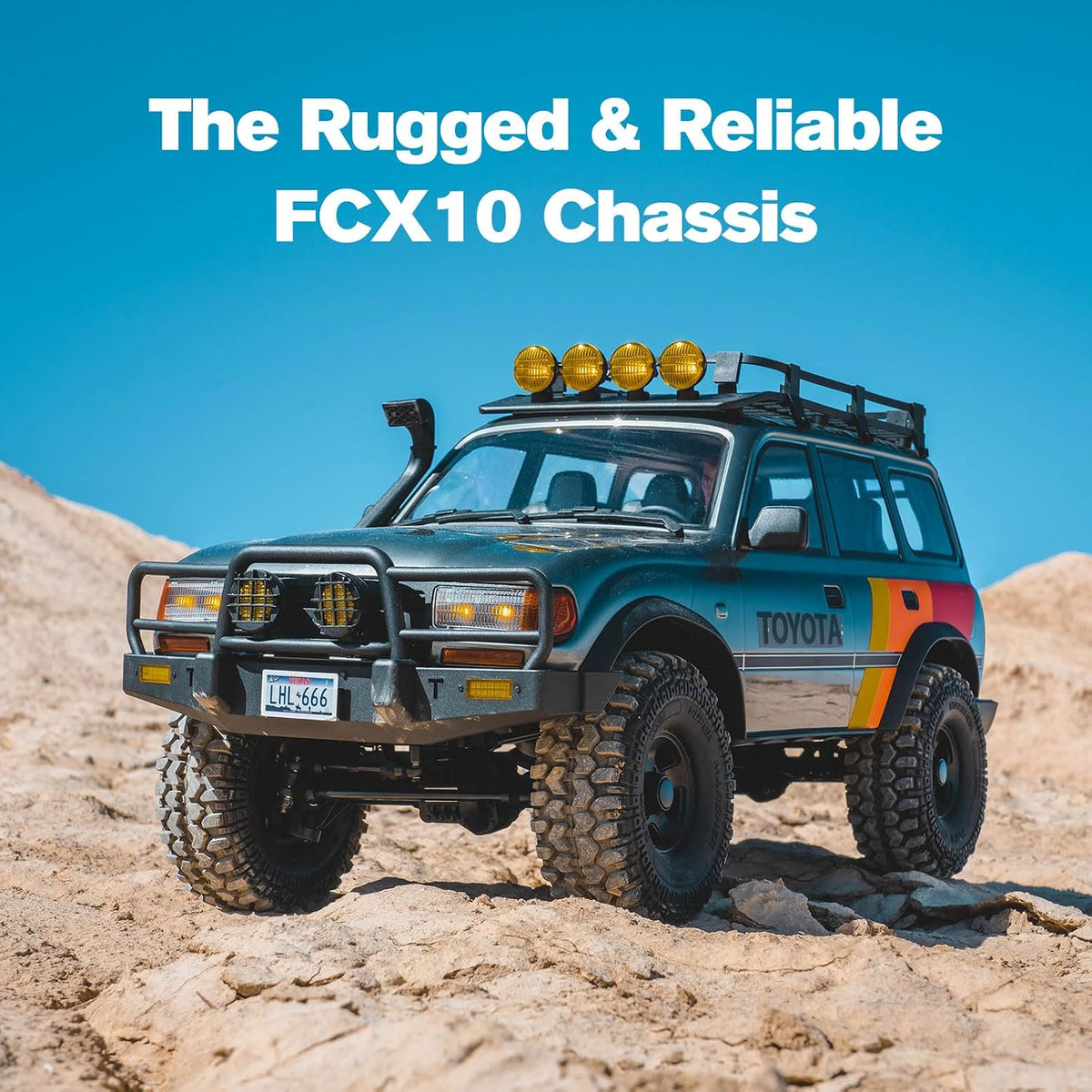 FMS FCX 1:10 4WD Off Road RC Toyota LC80 Climbing Vehicle