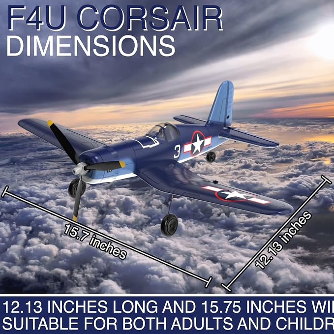VOLANTEXRC F4U Corsair 4 Channel RC Airplane