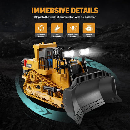 1:20 ABS Plastic RC Bulldozer