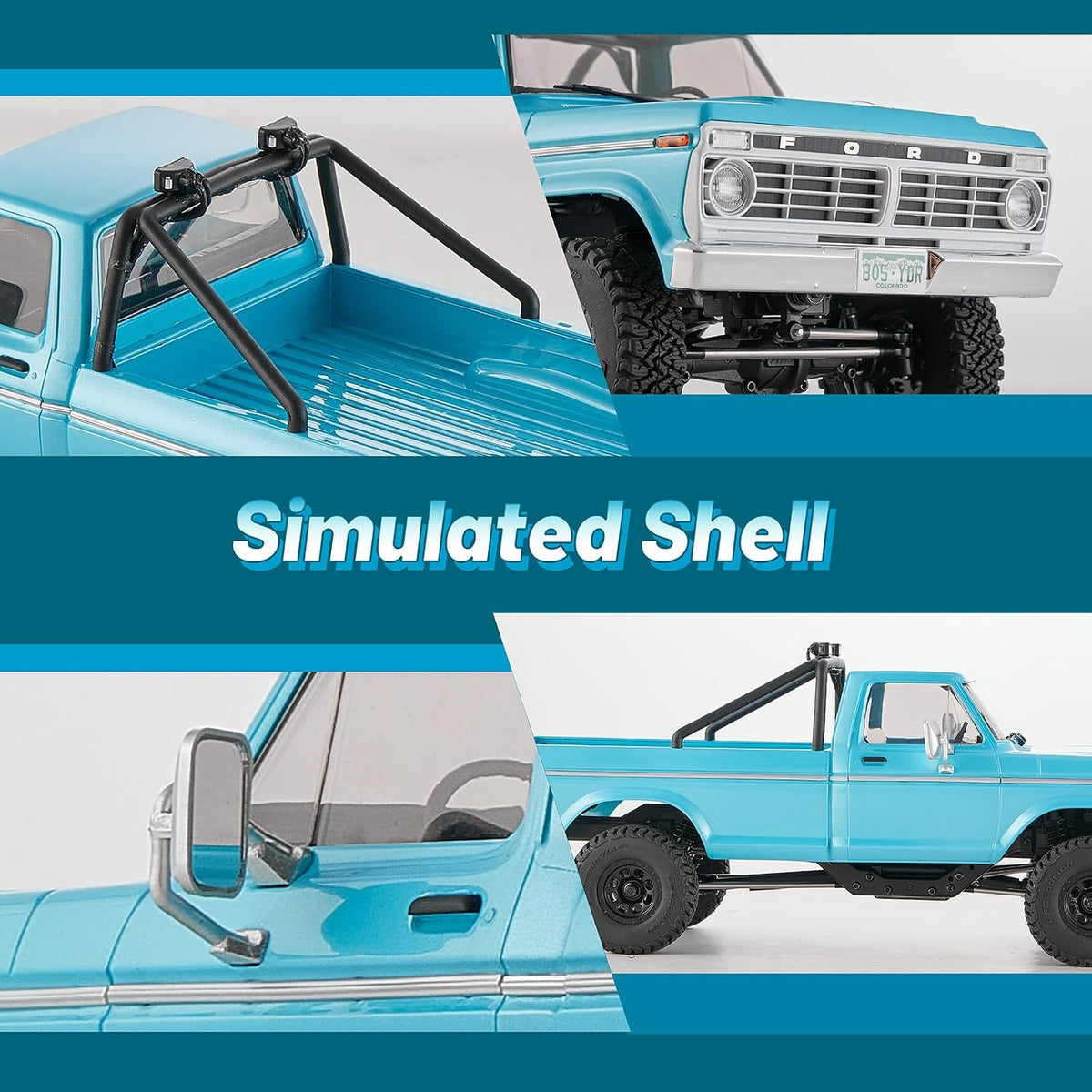 FMS 1:18 FCX18 II Ford F-100 RC Rock Crawler