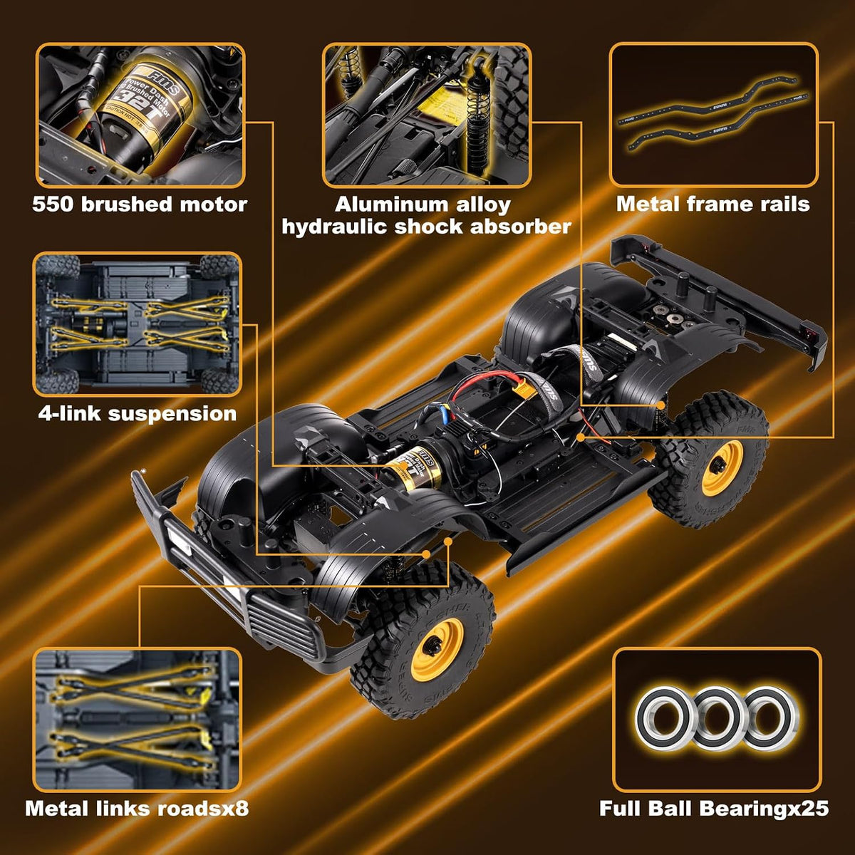FMS FCX10 1:10 Land Rover Range Rover Off Road RC Truck