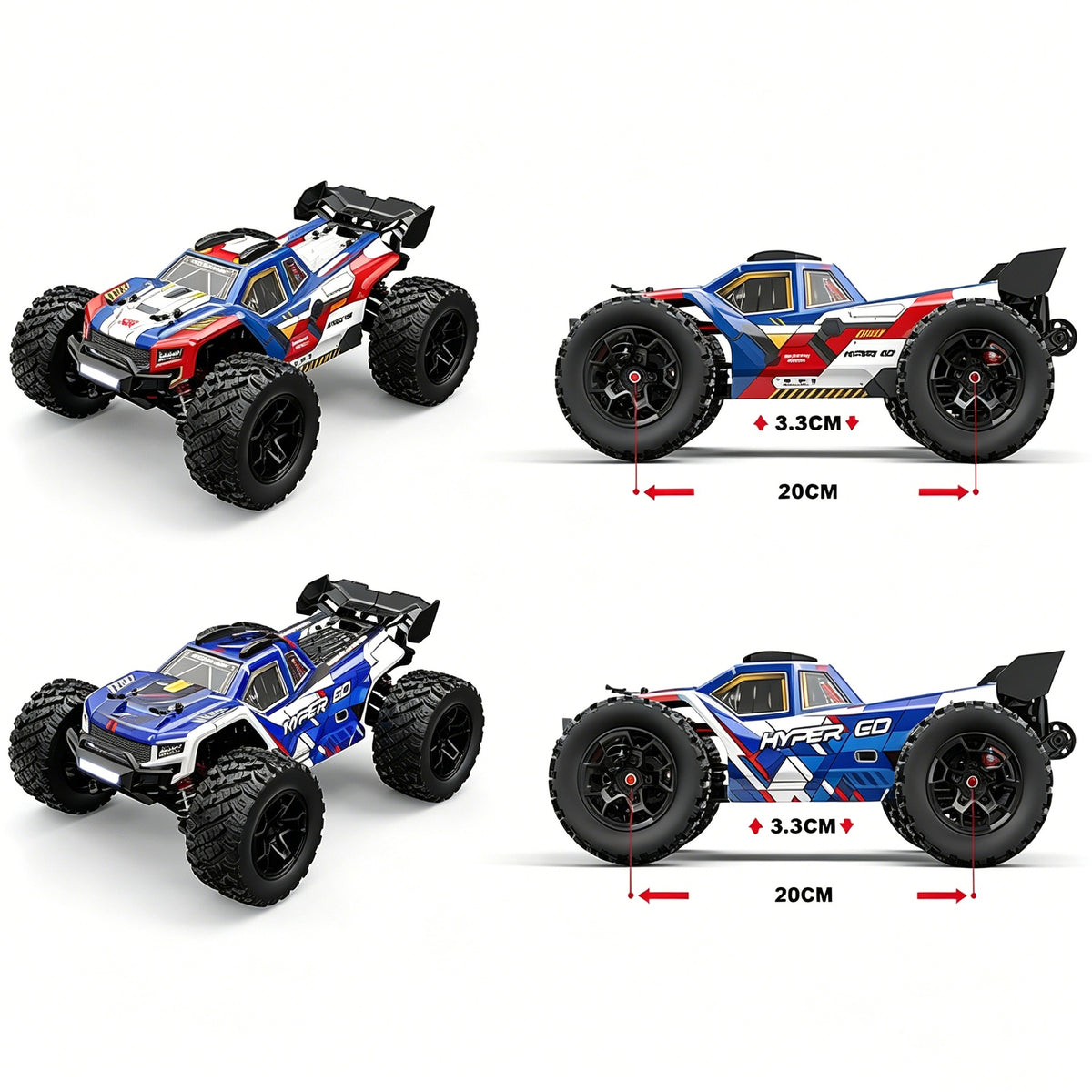 MJX Hyper GO 14212 1:14 Scale Brushless 4WD RC Truggy