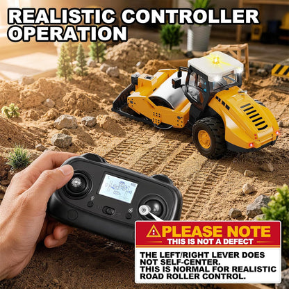 YG131 1:50 RC Road Roller With Metal Blade