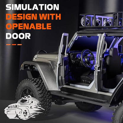 MN128 1:12 4WD Off Road Brushed RC Rock Crawler