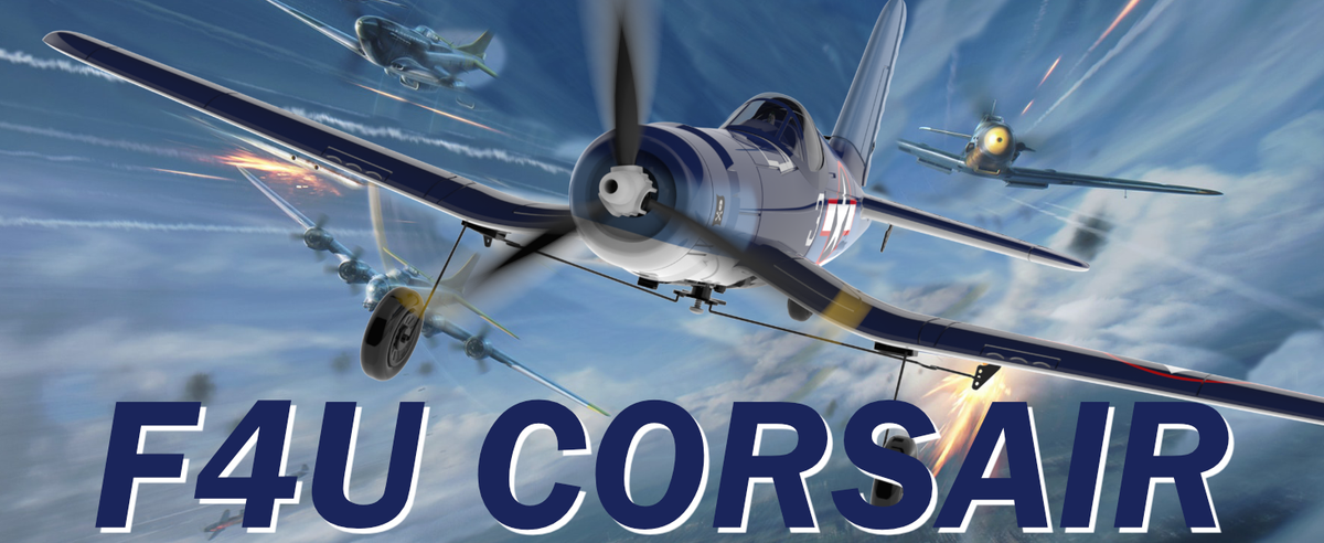 VOLANTEXRC F4U Corsair 4 Channel RC Airplane