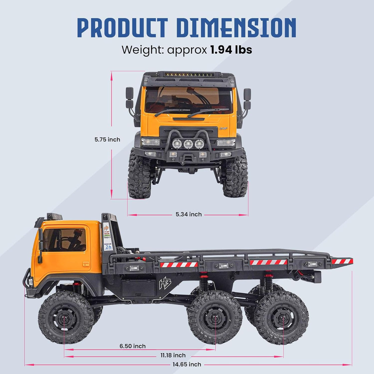HOBBYPLUS ARKTOS 1:18 6WD RC Rock Crawler