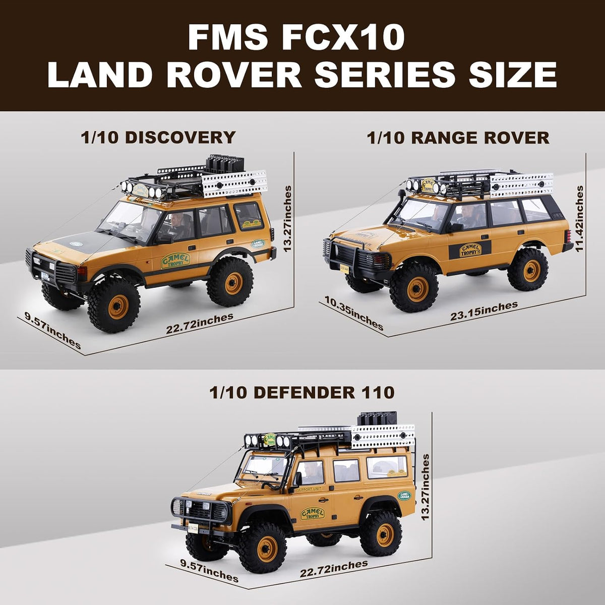 FMS FCX10 1:10 Land Rover Range Rover Off Road RC Truck