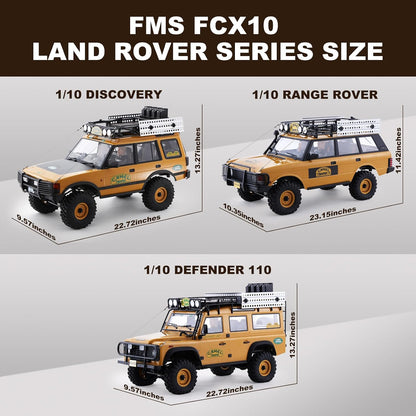 FMS FCX10 1:10 Land Rover Range Rover Off Road RC Truck
