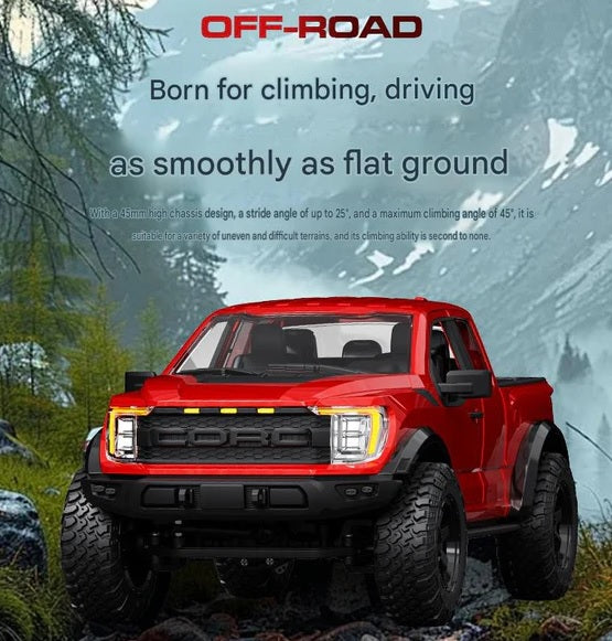 F150 1:12 4WD Off-Road RC Pickup Truck with LED Lights