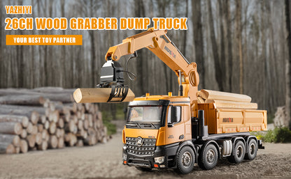HUINA 1:14 RC Wood Grabber Dump Truck