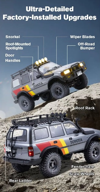 FMS FCX 1:10 4WD Off Road RC Toyota LC80 Climbing Vehicle