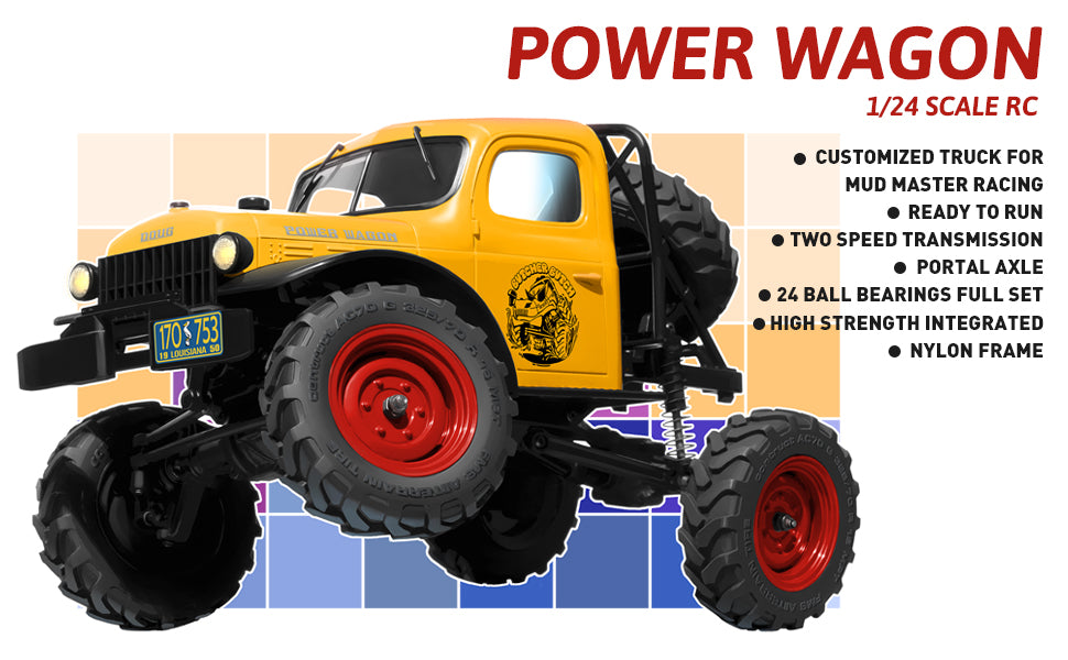 FMS FCX24S Power Wagon S 1:24 RC Crawler
