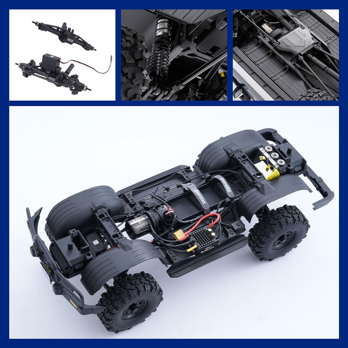 FMS FCX10 PRO LC80 Toyota Land Cruiser 1:10 4WD RC Rock Crawler