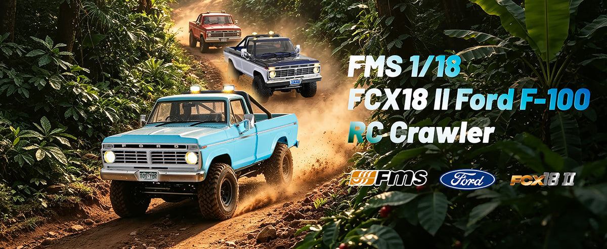 FMS 1:18 FCX18 II Ford F-100 RC Rock Crawler