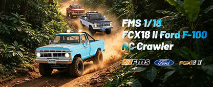 FMS 1:18 FCX18 II Ford F-100 RC Rock Crawler