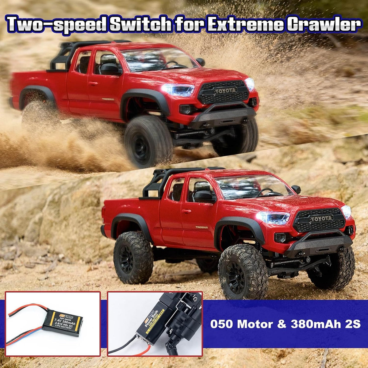 FMS 1:24 FCX24M Toyota Tacoma S 4WD RC Crawler