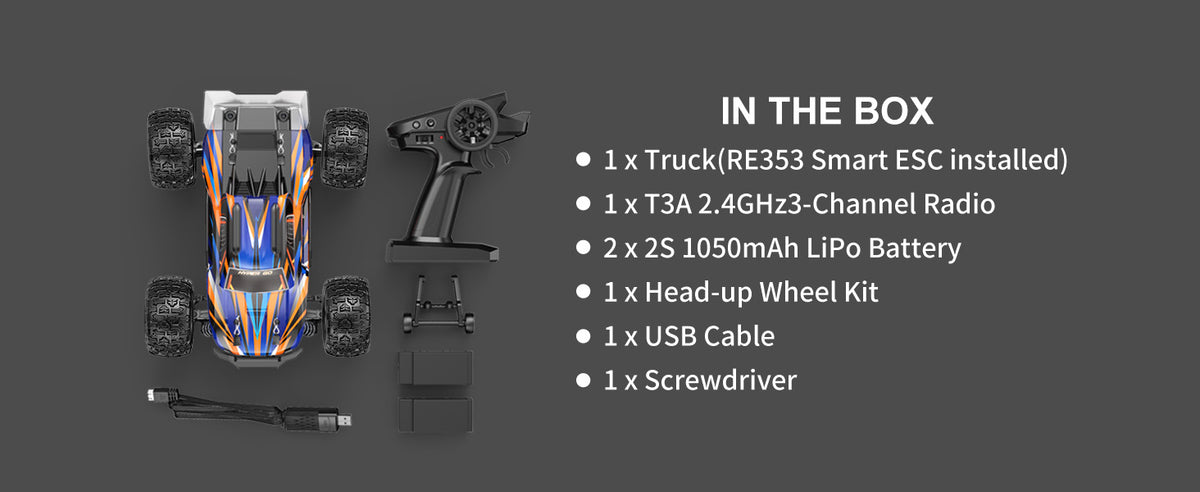 HYPER GO H16DR 1:16 4WD High-Speed RC Monster Truck
