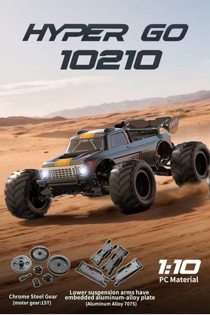 MJX HYPER GO 10210 1:10 Brushless 4WD Off Road High Speed RC Monster Truck