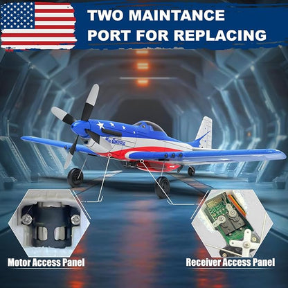 VOLANTEXRC P51 Mustang 4 Channel RC Airplane