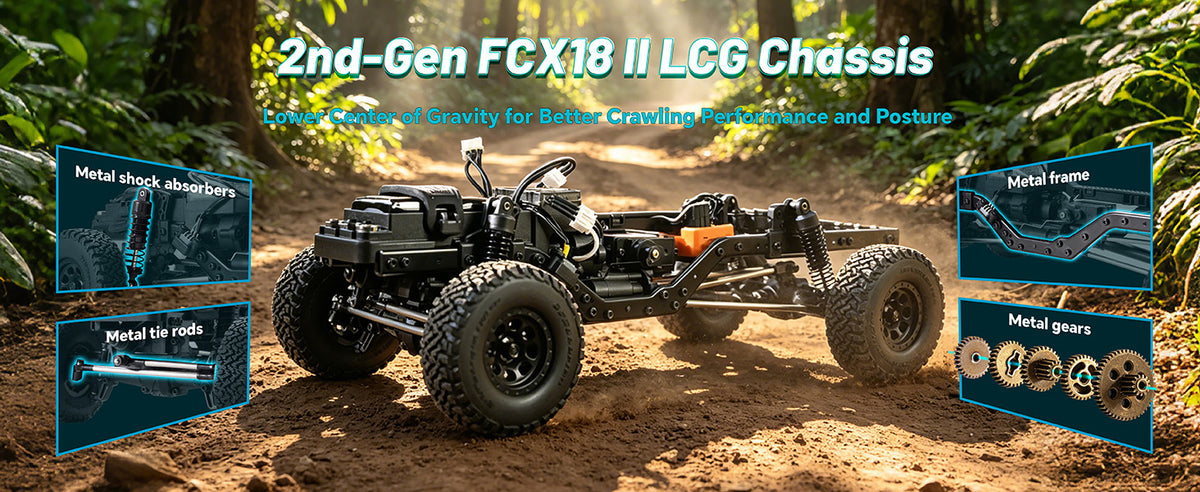 FMS 1:18 FCX18 II Ford F-100 RC Rock Crawler