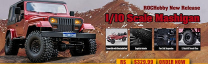 1:10 Mashigan 4WD RC Rock Crawler