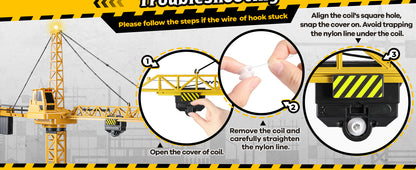 Mini Tudou 8063E 2.4GHz RC Tower Crane