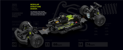 RLAARLO XTS-P12 1:12 Brushless RC Rally Car