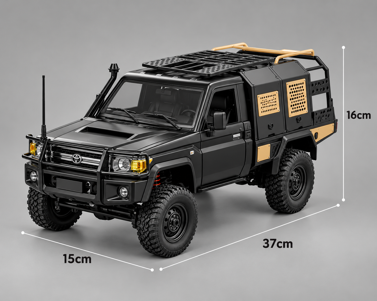 Toyota LC79 MN82S Remote Control Four-wheel Off-road Pickup Car