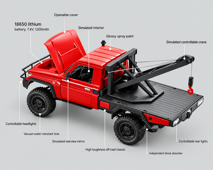 MN82-T RTR 1/12 2.4G 4WD Toyota Land Cruiser LC79 RC Pickup Truck