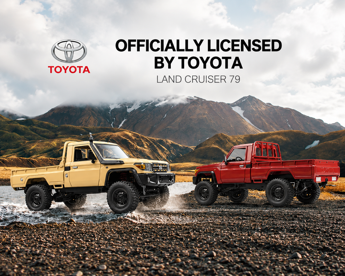 MN82 RTR 1/12 2.4G 4WD RC Car TOYOTA Land Cruiser LC79 RC Pickup Truck