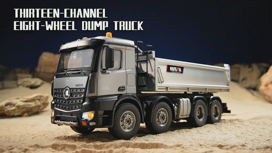 Huina 1536 Pro 1:14 8WD 21 Inch Alloy RC Dump Truck