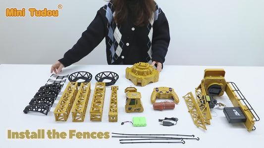Mini Tudou 8063E 2.4GHz RC Tower Crane
